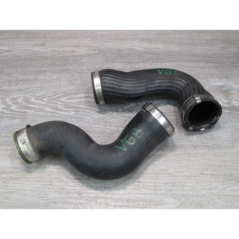 12-13 VW Golf R MK6 Set of 2 Engine Cooling Radiator Upper Water Hose Pipe OEM