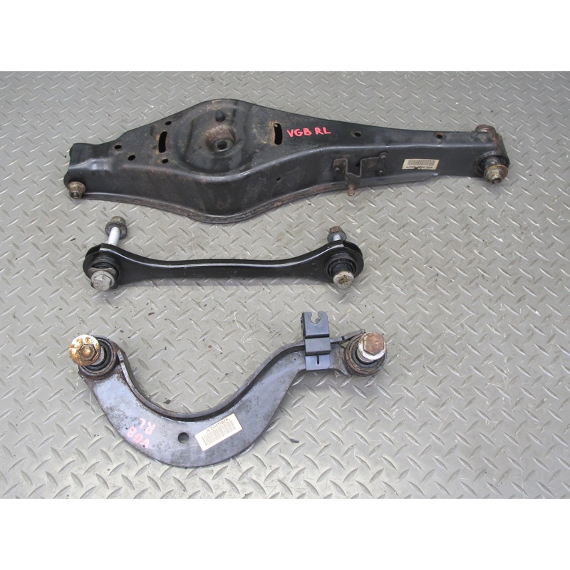 12-13 VW Golf R MK6 Set of 3 Rear Left Suspension Upper & Lower Control Arm OEM