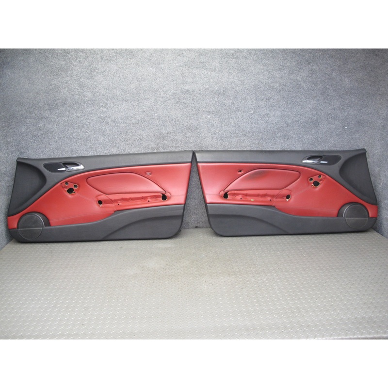 2001-2006 BMW E46 M3 Coupe Convertible Door Interior Trim Cover Panel RED Set