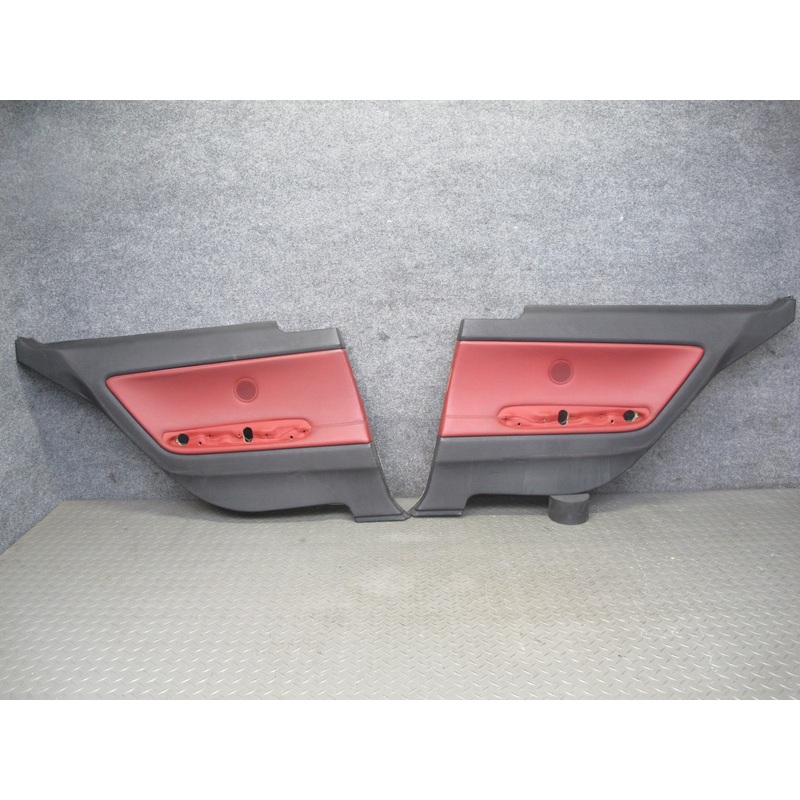 2001-2006 BMW E46 M3 Coupe Rear Quarter Interior Trim Panel RED Set
