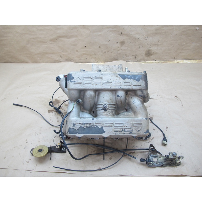 87-91 Porsche 928 S4 5.0L V8 Engine Air Intake Manifold Throttle Body Assembly