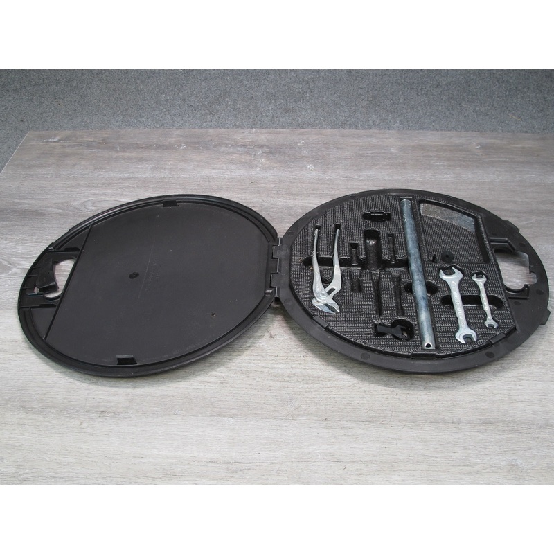 94-99 Mercedes W140 Trunk Spare Tire Tool KIT w Tray OEM