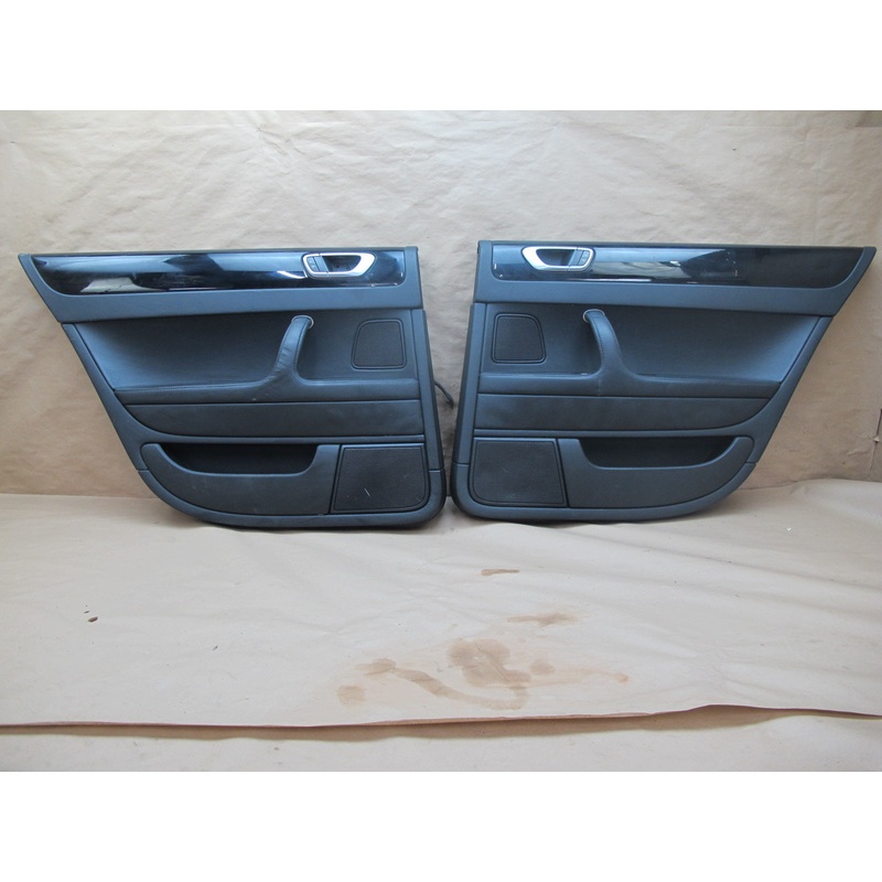 06-08 Bentley Continental Flying Spur Rear Door Interior Trim Cover Panel Set