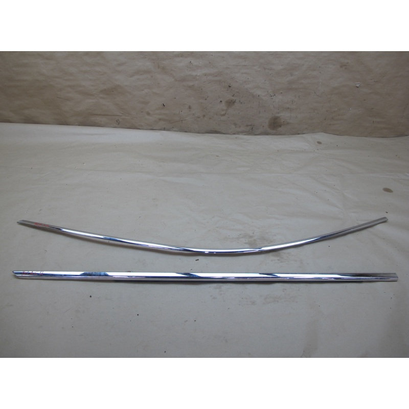 06-12 Bentley Continental Flying Spur Front Right Door Chrome Trim Molding Set