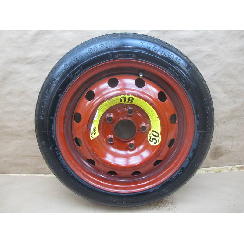 08-20 Hyundai Elantra Emergency R15 15" Spare Tire Wheel 15x4J 125/80 95M OEM