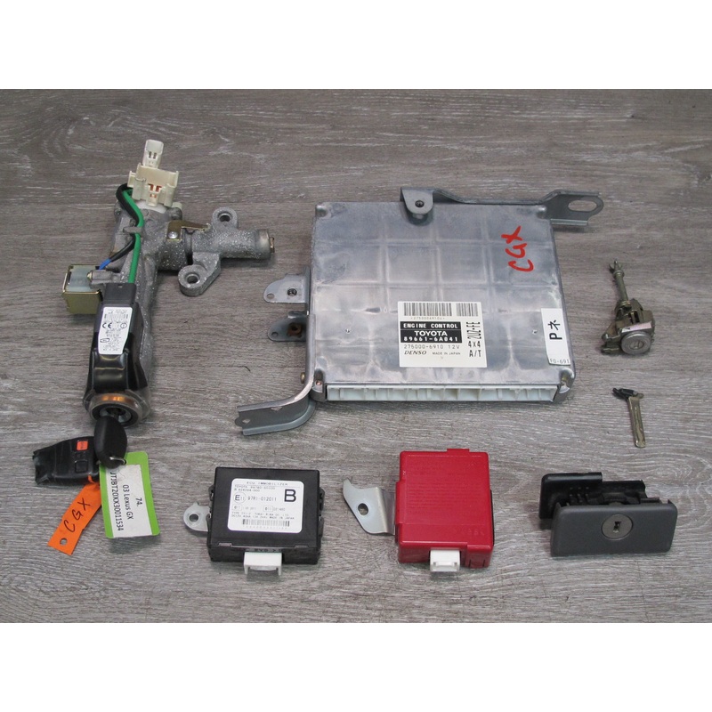2003-2004 Lexus UZJ120L GX470 Engine ECU Immobilizer Ignition Lock KEY Set