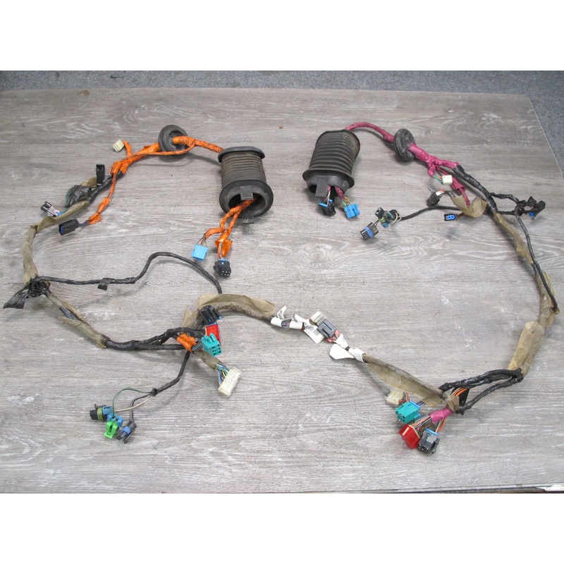 97-04 Chevrolet Corvette C5 Set of 2 Left & Right Door Wire Wiring Harness OEM