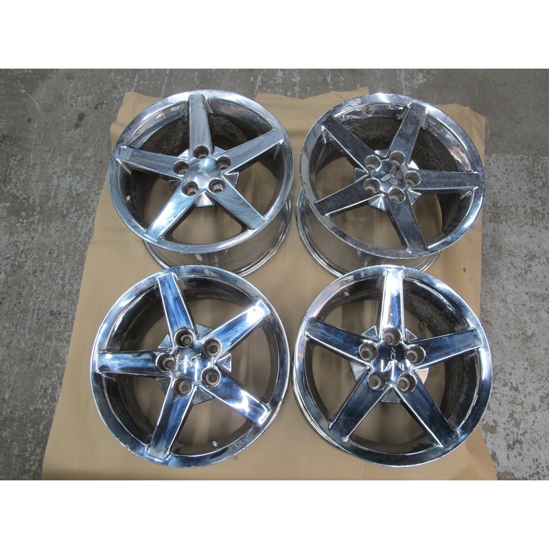 97-04 Chevrolet Corvette C5 Set of 4 Aftermarket R17" R18" Alloy Wheel Rim