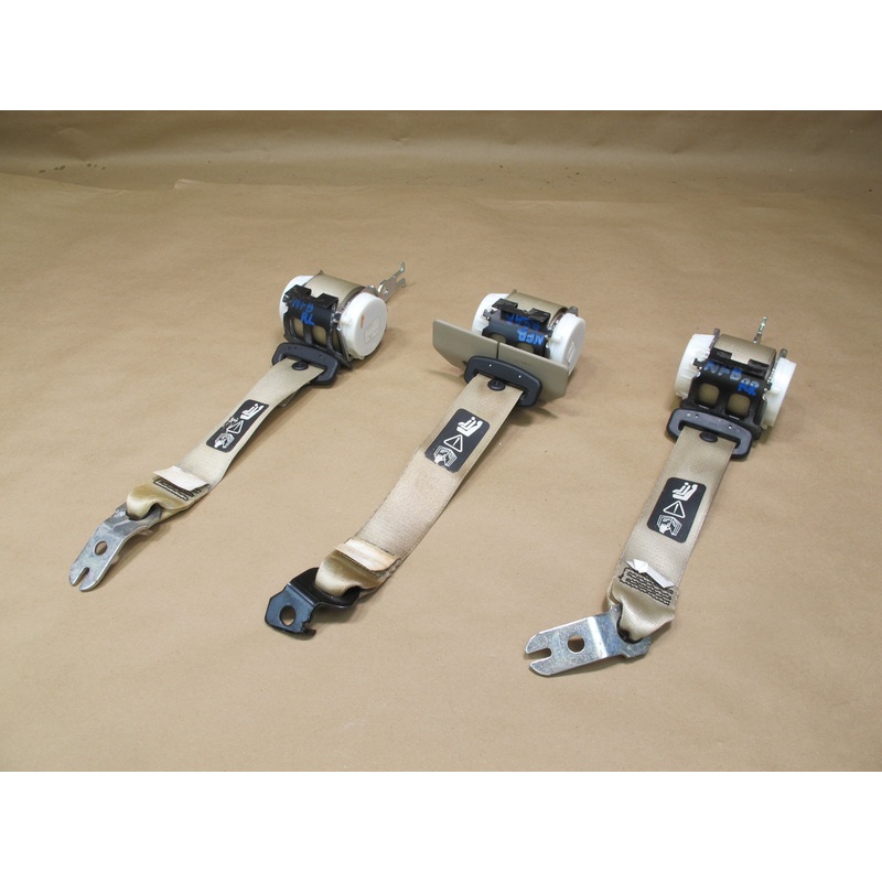 04-10 BMW E60 E61 REAR RIGHT CENTER LEFT SIDE SEATBELT RETRACTOR SET OEM
