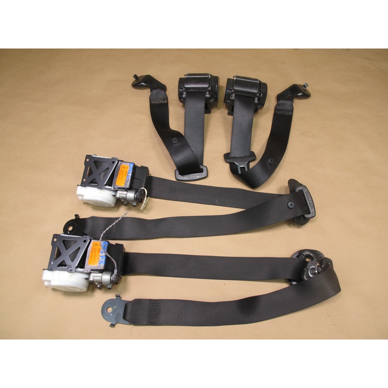 08-14 BMW E71 E72 X6  FRONT & REAR RIGHT LEFT SIDE SEATBELT RETRACTOR SET OEM