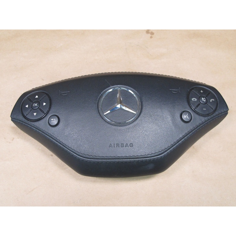10-13 MERCEDES W221 S-CLASS FRONT LEFT DRIVER SIDE STEERING WHEEL SRS AIRBAG OEM