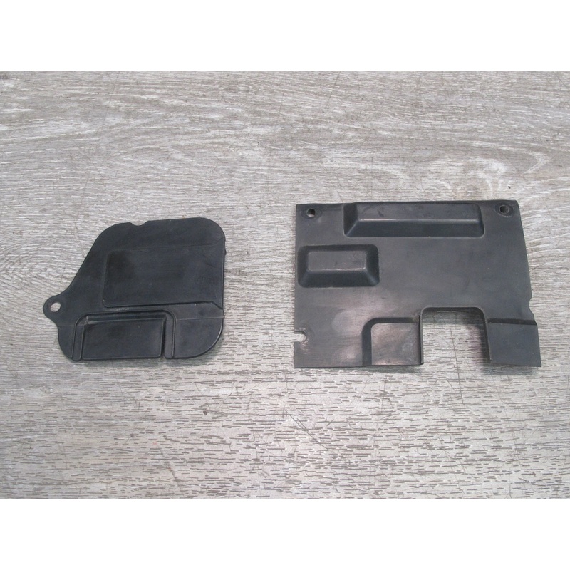 79-83 Datsun Nissan 280ZX S130 Left & Right Under Hood Plastic Cover Set OEM