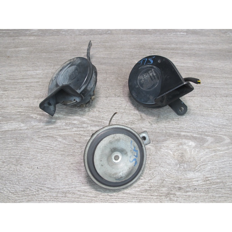 94-02 Mercedes R129 SL Set of 3 High & Low Tone Pitch Horn Theft Signal OEM