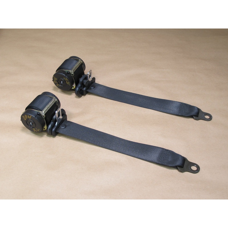 99-05 PORSCHE 911 CARRERA 996 COUPE REAR RIGHT & LEFT SIDE SEATBELT RETRACTOR SET OEM