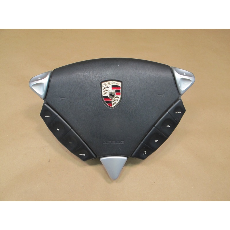 03-10 PORSCHE CAYENNE 955 FRONT LEFT DRIVER SIDE STEERING WHEEL SRS AIRBAG OEM