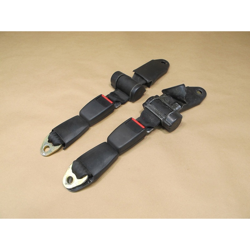 84-89 PORSCHE 944 REAR LEFT & RIGHT SIDE SEATBELT RETRACTOR SET OEM