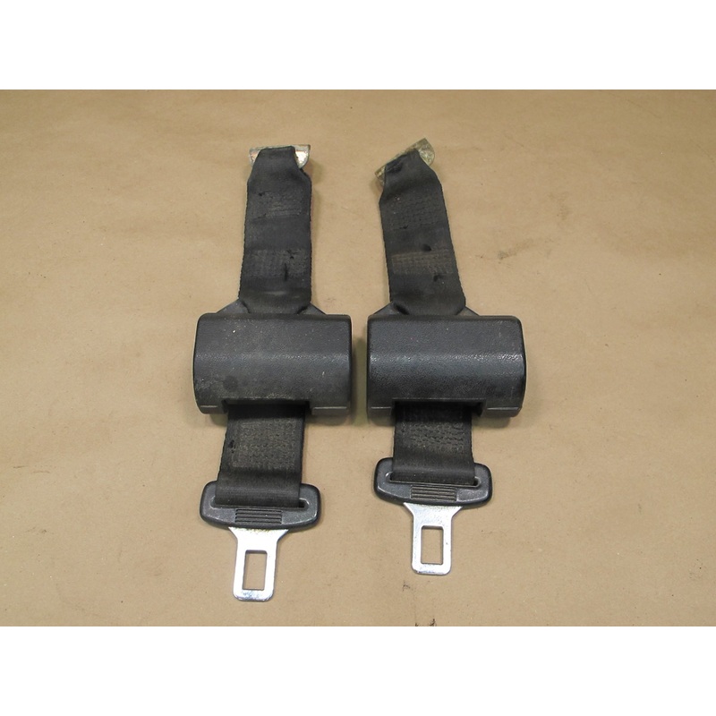 85-93 VW GOLF MK1 CABRIOLET REAR RIGHT & LEFT SIDE SEATBELT RETRACTOR SET OEM