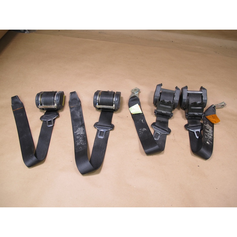 94-99 BMW E36 3-SERIES CONVERTIBLE FRONT & REAR LEFT RIGHT SIDE SEATBELT RETRACTOR SET OEM