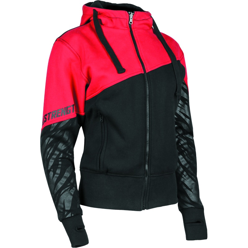 Speed and Strength Cat Outa Hell Hoody Red/Black Womens - Small