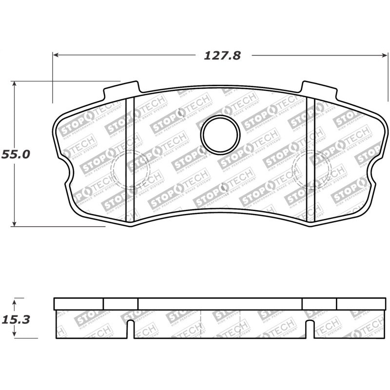 StopTech Performance 06-09 Chvy Corvette Z06 Rear Brake Pads
