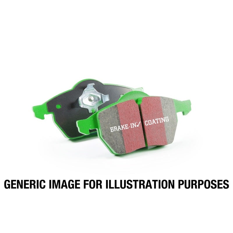 EBC 10+ Ford Fiesta 1.6 (FOR NON-ST/NON-TURBO) Greenstuff Front Brake Pads