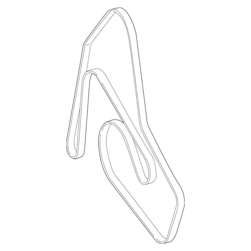 Mercedes Benz Genuine V-BELT 0039936296