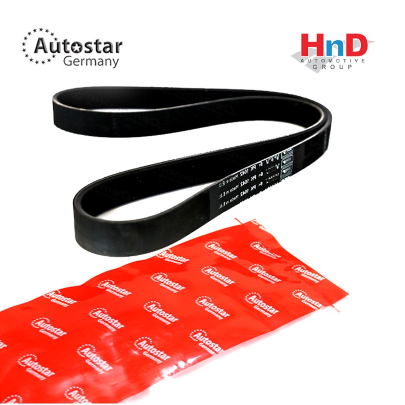 Autostar Germany V RIBBED BELT AUDI A3 Convertible (8P7) 028903137B 6PK1042