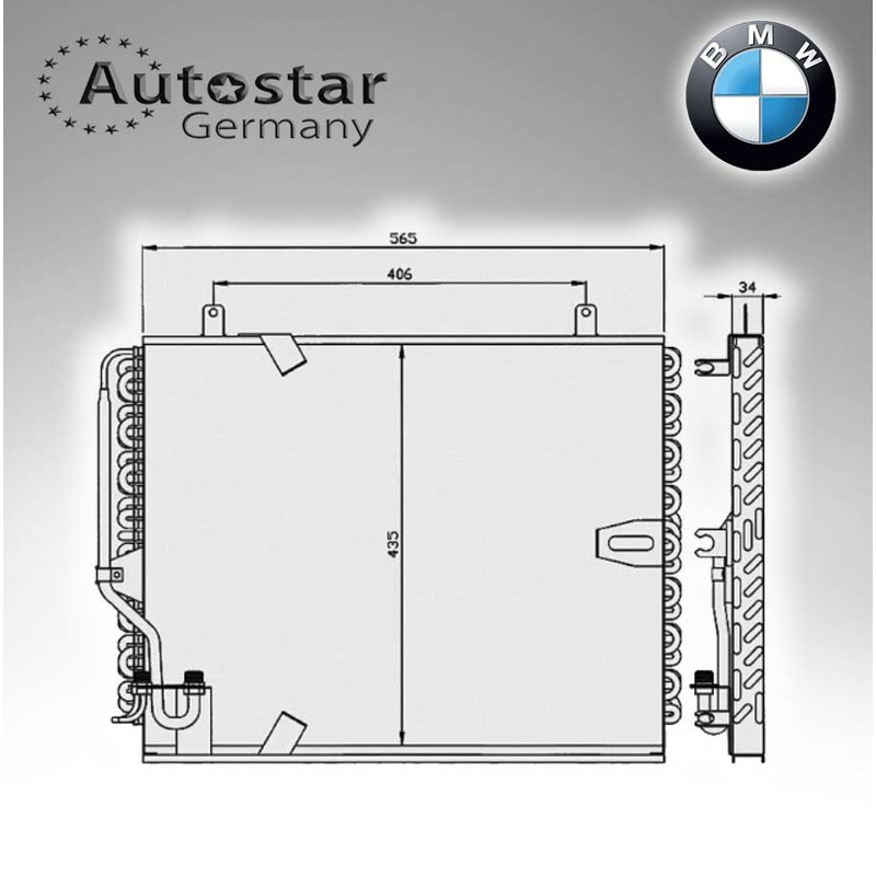 BMW CONDENSER E34 64531382291
