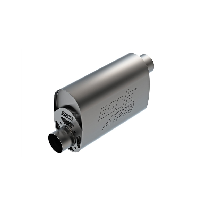 Borla CrateMuffler LS3 3in Offset In/Offset Out 14in x 4.35in x 9.10in Oval Muffler ATAK (400960)